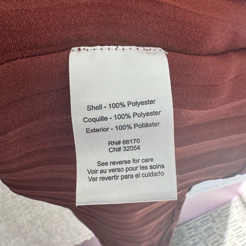 Copper One Shoulder Dress Anthropologie Guapa Mini shimmer glamour party size 8 - Picture 10 of 10